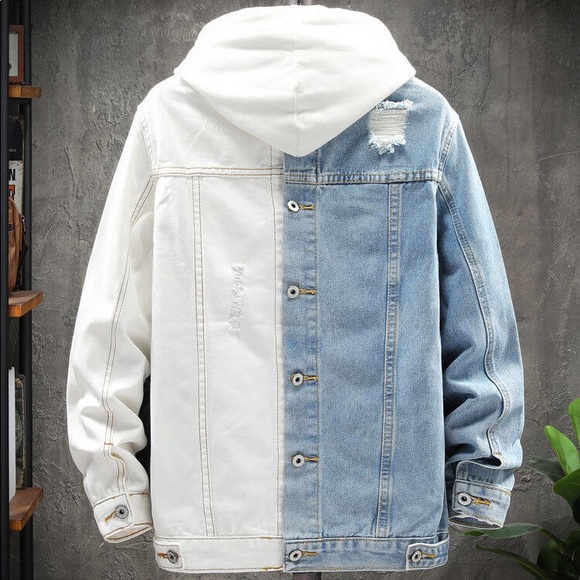 Mens jacket 2 tone not a hoodie. - Picture 2 of 2